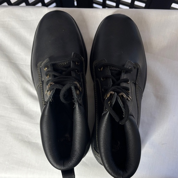 🖤 Dr. Comfort Boss Black Work/Hiking Boots 12 W Wide Leather NWOT 🖤 - Picture 7 of 12